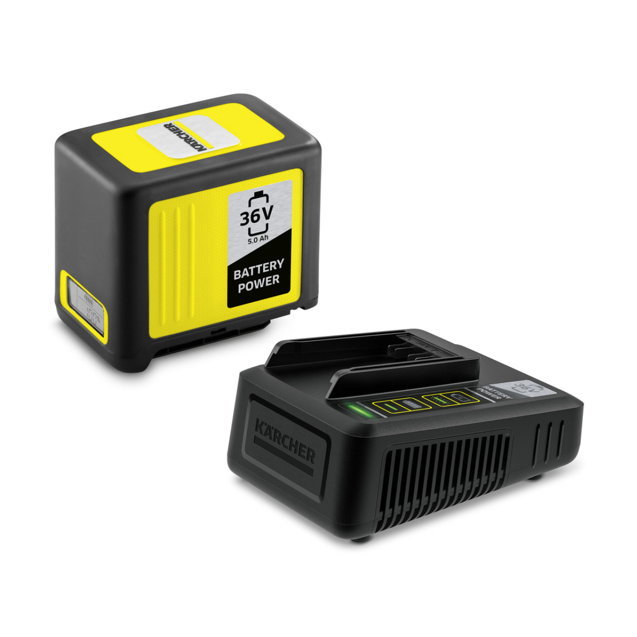 Starter Kit Battery Power 36 V / 5,0 Ah Akku / 36 V Schnellladegerät